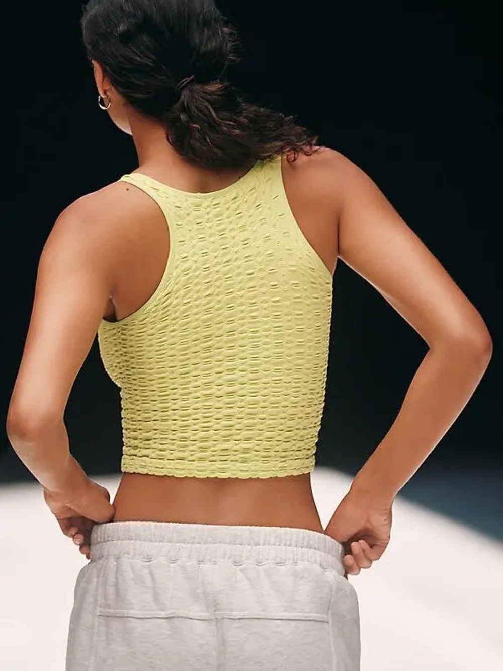 NWT Anthropologie: LyreBird Textured Scoop-Neck Reversible Tank Top - Picture 2 of 11